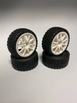 D039 Road Tire On-Road Grip Tyre Set 52mm X 26mm Wheel Tamiya Kyosho HPI TYP2