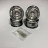 26mm 3mm Offset Silver Steel Wheels 12mm Hex (4pcs) LL10