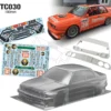 TC030 1/10 BMW E30 Jägermeister Tamiya TT01 TT02