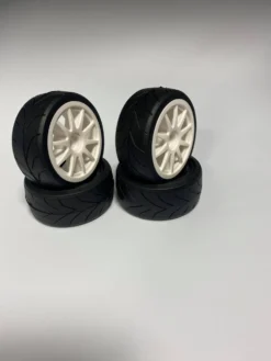 D003 Road Tire On-Road Grip Tyre Set 52mm X 26mm Wheel Tamiya Kyosho HPI TYP2