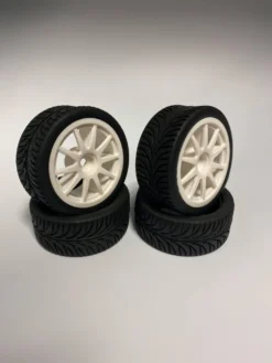 D007 Road Tire On-Road Grip Tyre Set 52mm X 26mm Wheel Tamiya Kyosho HPI TYP2