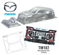 TM107 1/10 Mini Mazda RX7 M Chassis Tamiya M05 M06