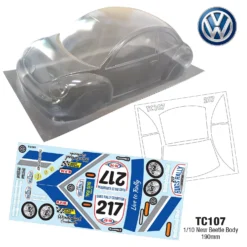 TC107 1/10 New Beetle Body, 190mm Tamiya TT01 TT02 HPI Kyosho