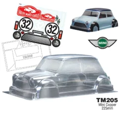 TM205 Mini 225mm M-chassis Body Shell