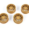#51022 Tamiya - 1/10 Medium-Narrow 10-Spoke Wheels (Offset 0) Gold