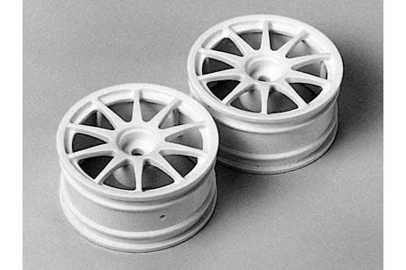 Tamiya 10-Spoke One-Piece Wheels 2 (50732) 1 Tamiya 10-Spoke One-Piece Wheels 2 (50732)