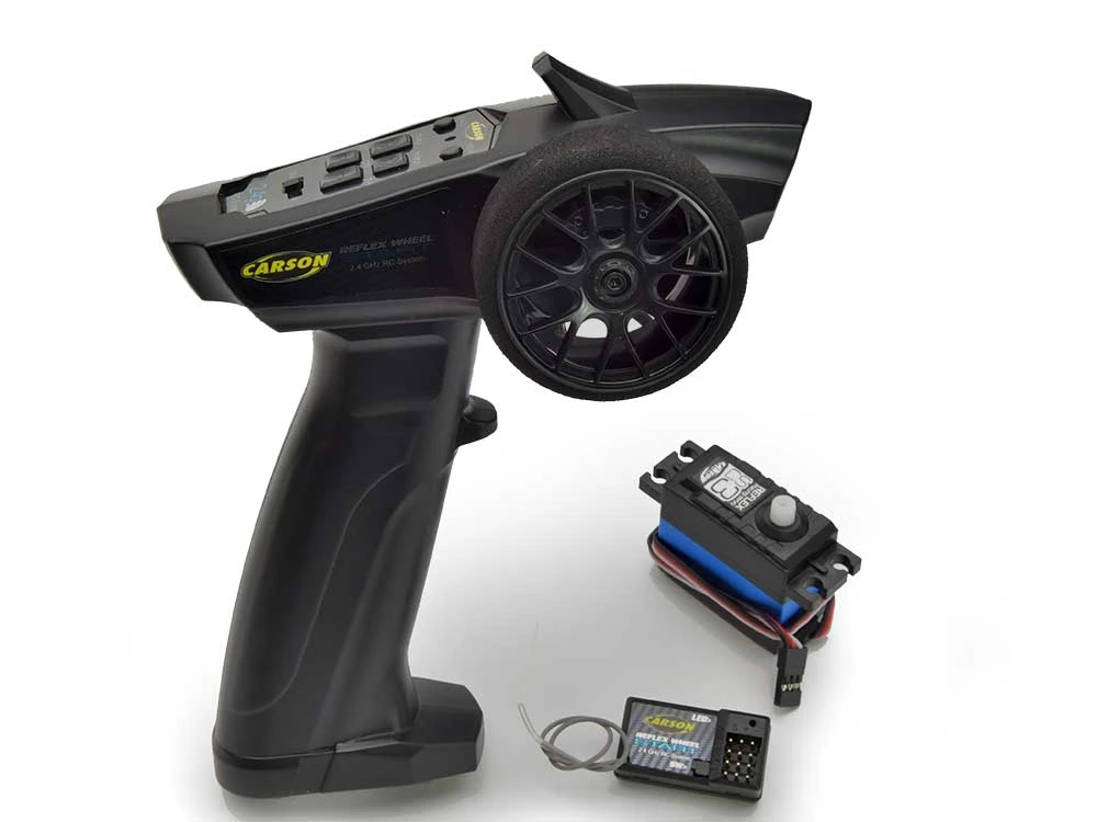 Carson Reflex Wheel Start 2.4g Radio With Servo C500102 1 Carson Reflex Wheel Start 2.4g Radio With Servo C500102
