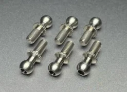 4.3mm Short Ti Ball Studs Yokomo Dogfighter 870, Works 91/92 93 93wcs And Yz-10 94 To 97 FZ-0503