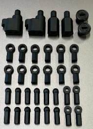 Plastic Set For Yokomo Dogfighter Black FZ-002B