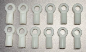 5.8 Rod Ends Yokomo Dogfighter White FZ-0021 1 5.8 Rod Ends Yokomo Dogfighter White FZ-0021