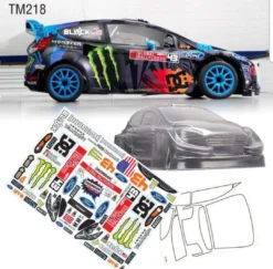 TM218 Ford Fiesta Monster Energy 210mm M-chassis Body