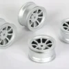 8 Spoke Wheel +1mm (Silver) (4)