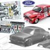 TC022 FORD ESCORT MK2 V2 COSSACK Tamiya TT01 TT02 190mm