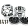 54794 Tamiya - 2-Piece Mesh Wheels (2pcs., Black) Hop-Up Options No.1794