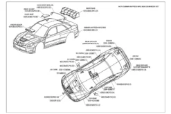 CARISMA SUBARU IMPREZA 2006 WRC CLEAR BODY SET 190MM CA14779 -Remote Control Toys Shop gallery9