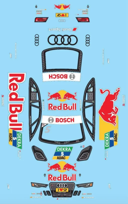 TC315 Audi DTM 190mm Tamiya Kyosho HPI TT01 TT02 257mm - Image 3
