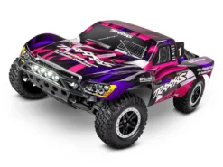Traxxas Slash RTR 2WD Brushed With Battery And Charger - Pink With LED TRX58034-61-PINK